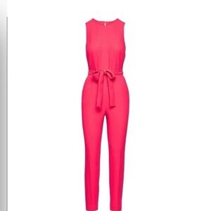 Banana Republic Neon Pink Jumpsuit, Size 10